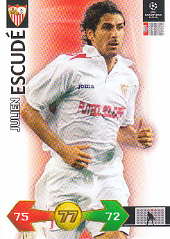 Julien Escude Sevilla FC 2009/10 Panini Super Strikes CL #300